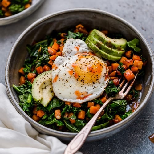 Kale & Sweet Potato Saute