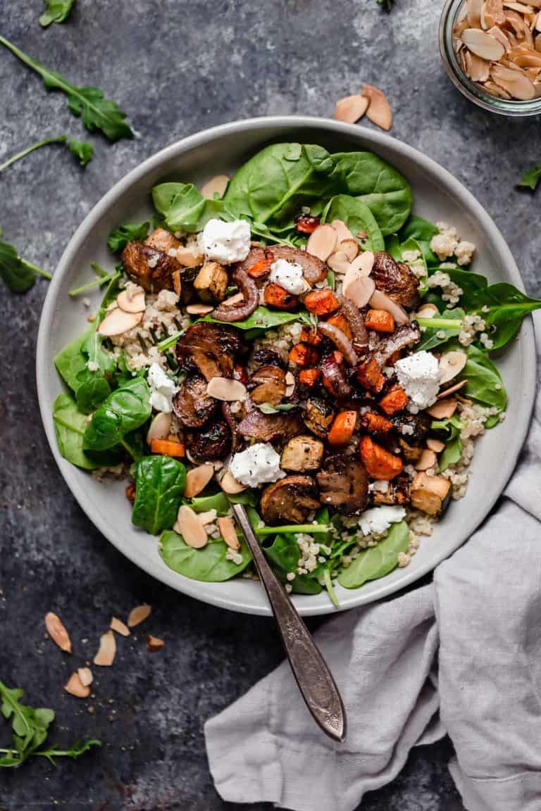 Balsamic Roasted Vegetables with Quinoa