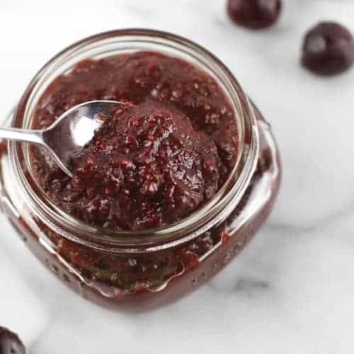 3-Ingredient Cherry in a glass jar