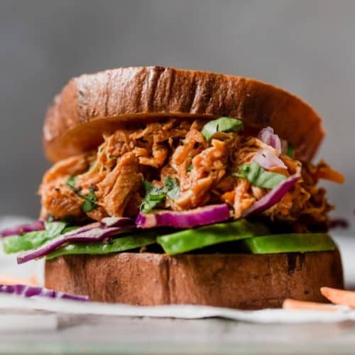 Slow Cooker Chicken Sloppy Joe Sliders