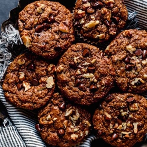 Grain-Free Sweet Potato Banana Nut Muffins