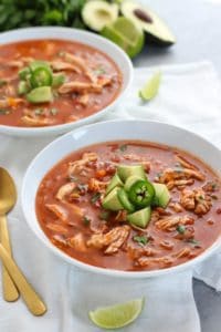 Chicken Tortilla-less Soup