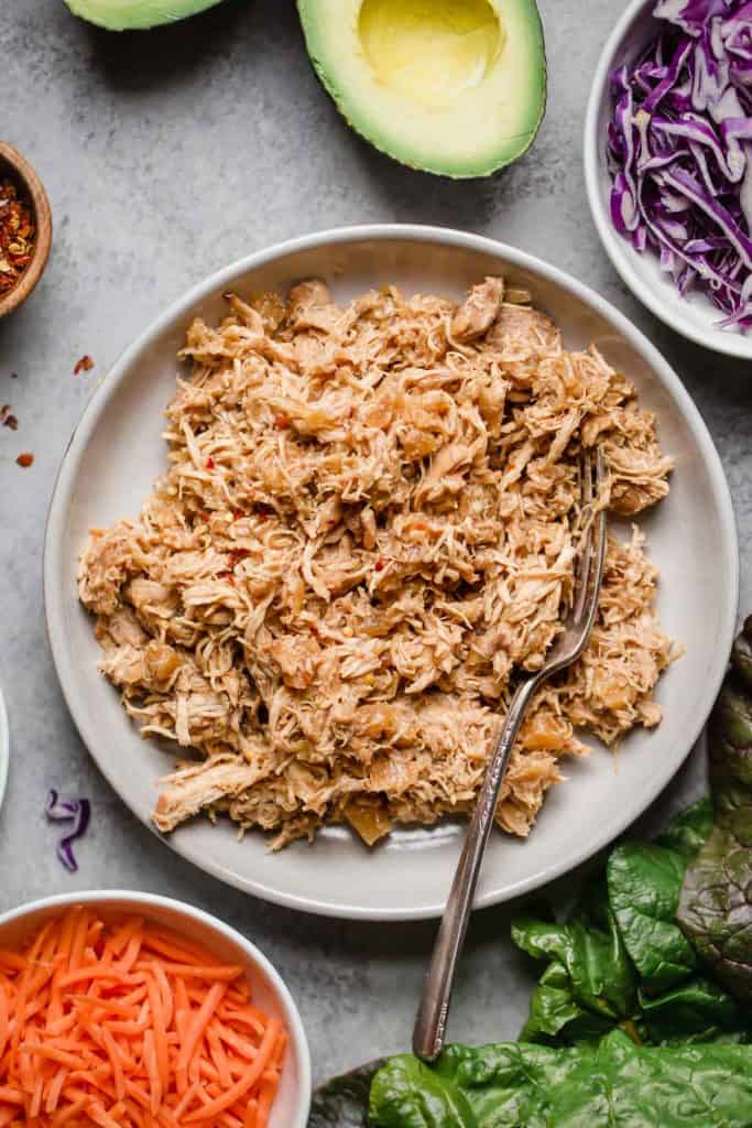 Slow Cooker Hawaiian Shredded Chicken