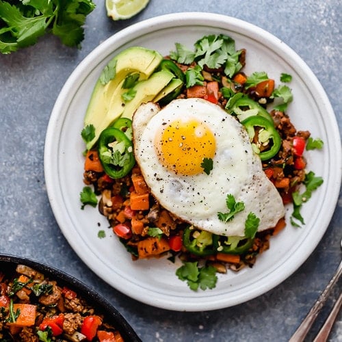 Tex-Mex Sweet Potato Hash