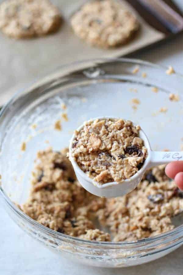 Apple Cinnamon Breakfast Oat Cookies