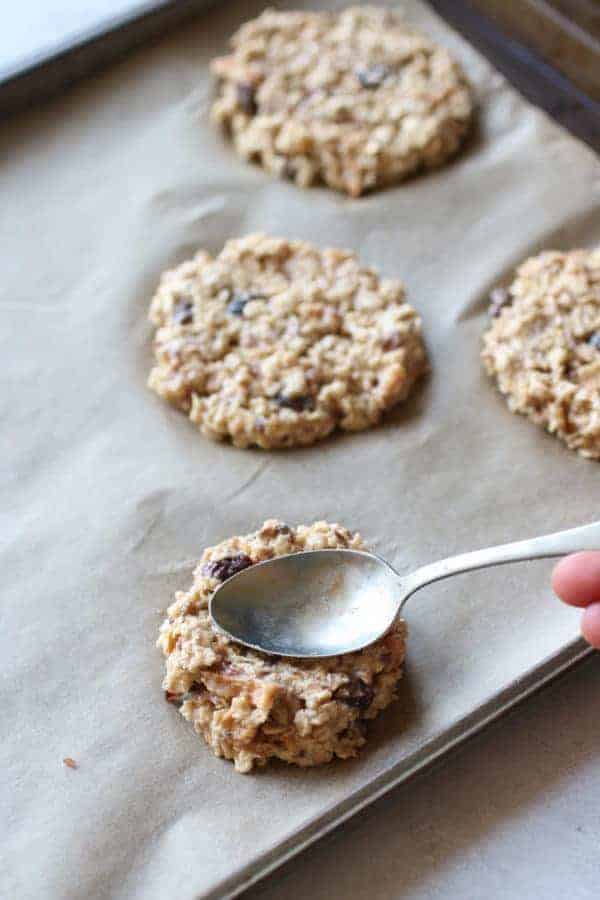 Apple Cinnamon Breakfast Oat Cookies