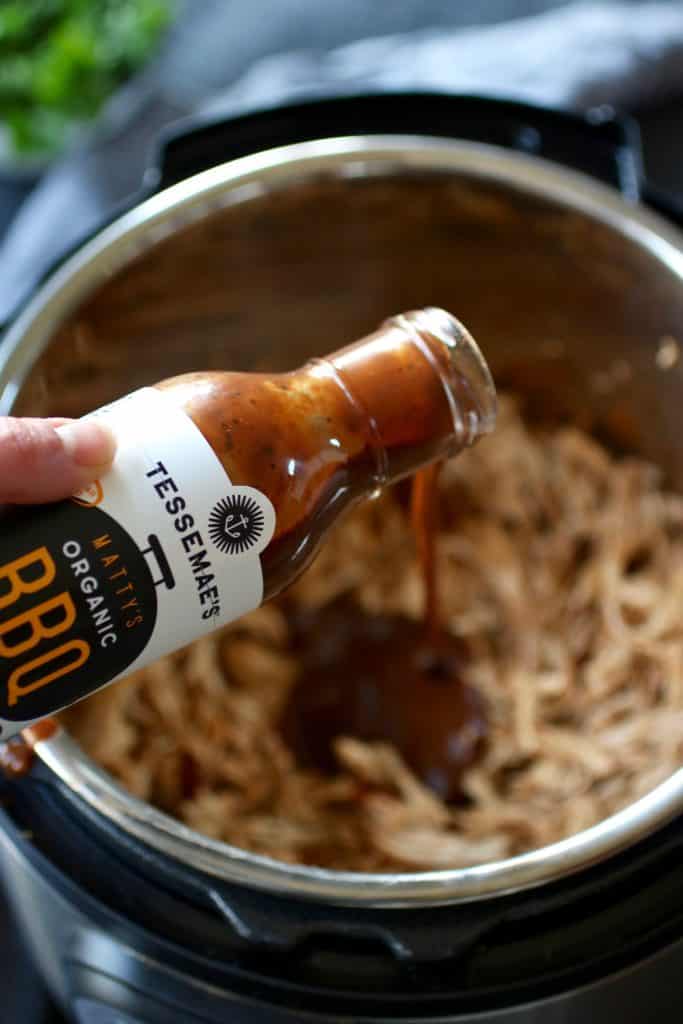 Instant Pot BBQ Pulled Chicken