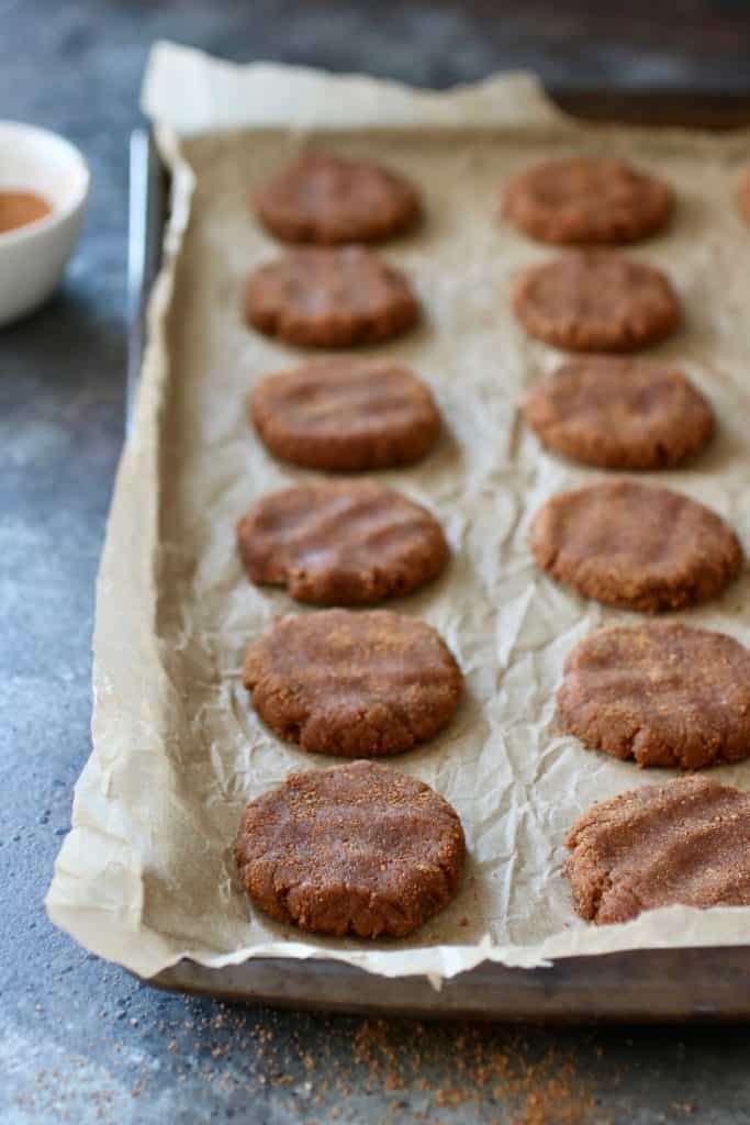 Paleo Soft-Batch Ginger Molasses Cookies