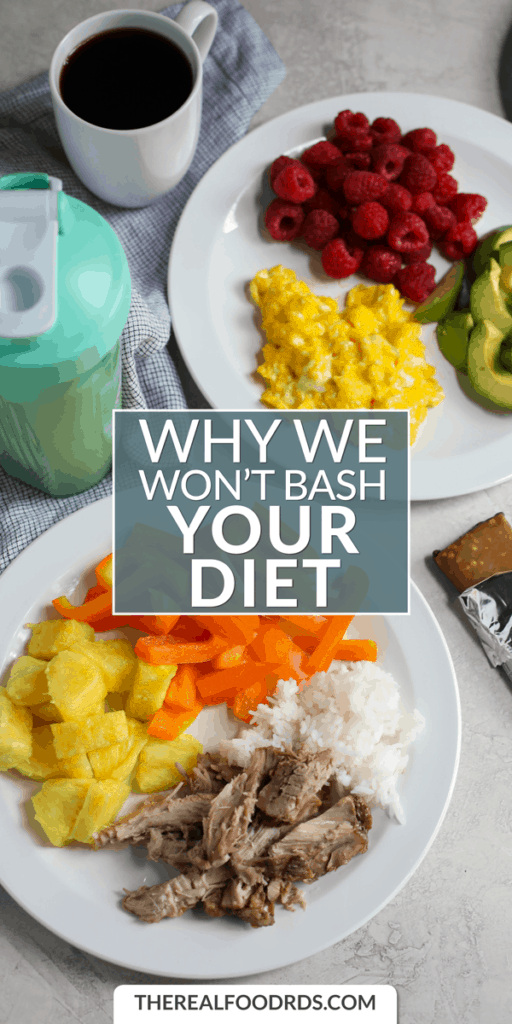 Long Pin Image for Why We Won't Bash Your Diet