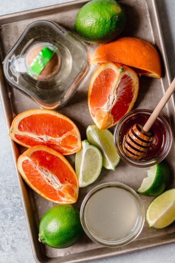 Ingredients of Real Food Margaritas