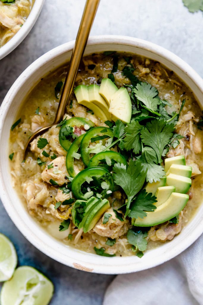 chicken chili Verde stew