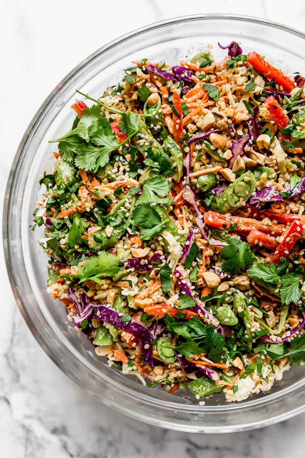 Thai Peanut Quinoa Salad Ready to Mix