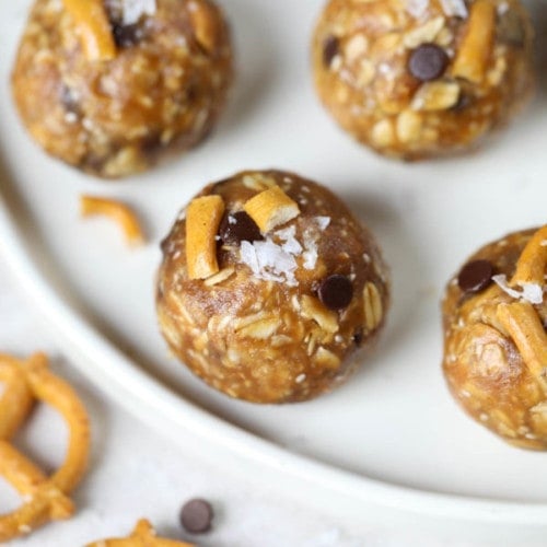 Sweet & Salty Peanut Butter Bites