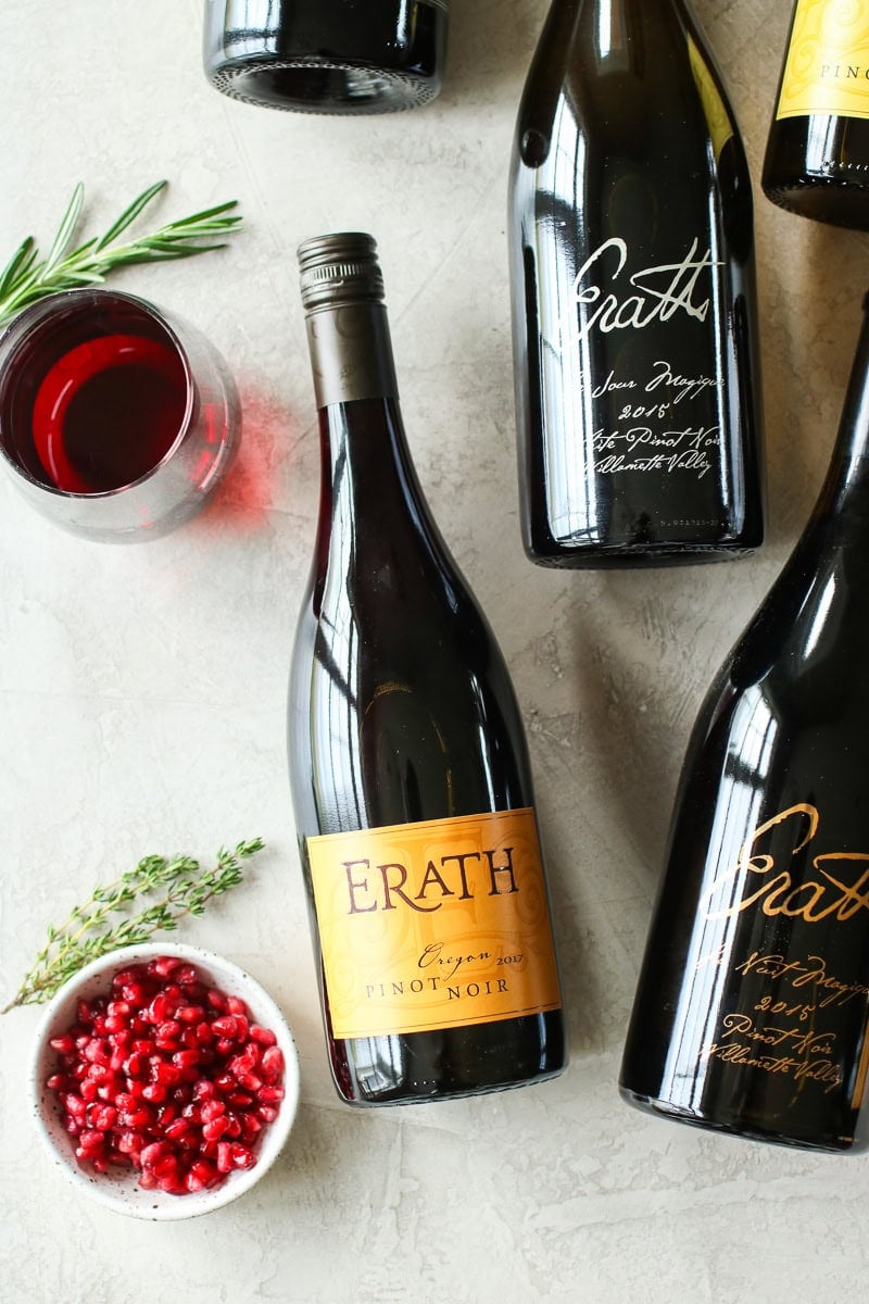 Bottle of Erath Wine