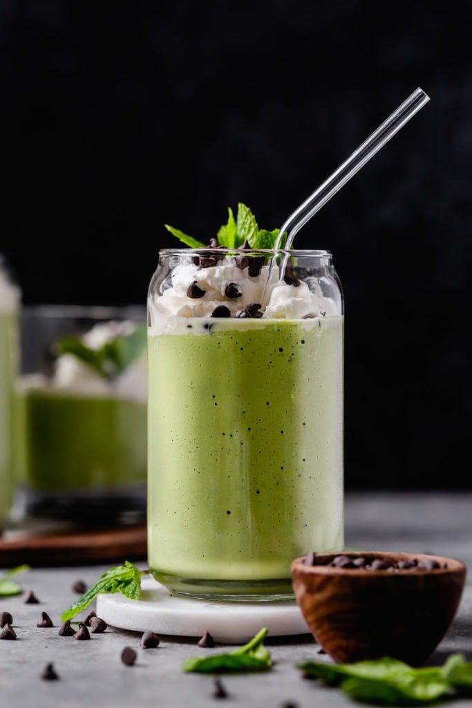 Mint Chocolate Chip Milkshake