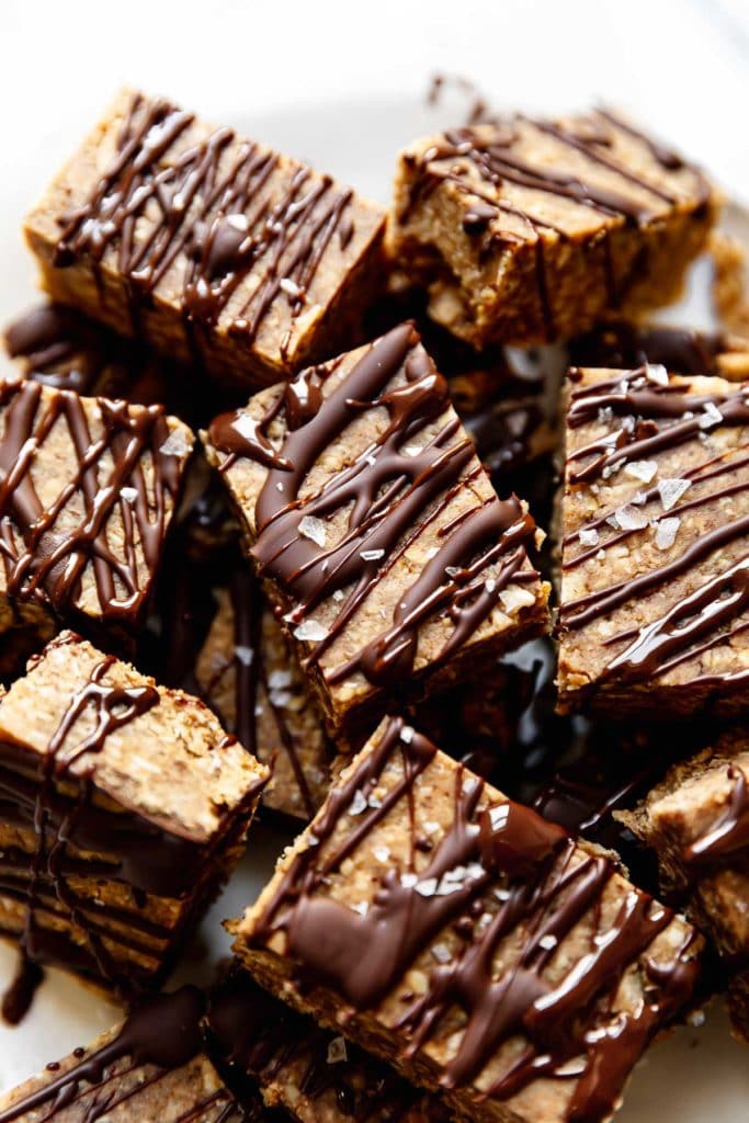 mini peanut butter protein bars