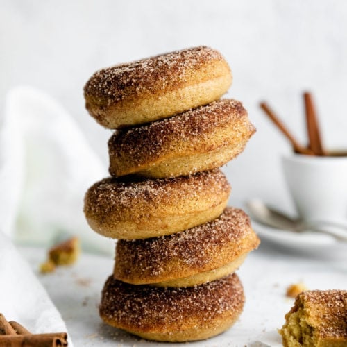 Gluten-Free Donuts with Cinnamon and Sugar
