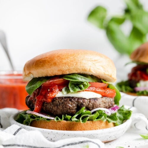 Easy Grilled Pizza Burger