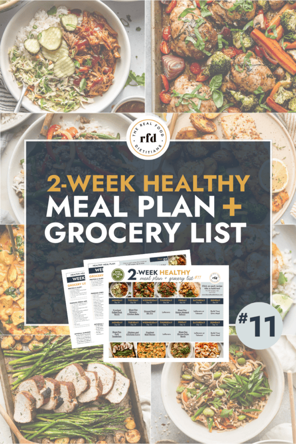 Graphic of 2-Week Healthy Meal Plan #11